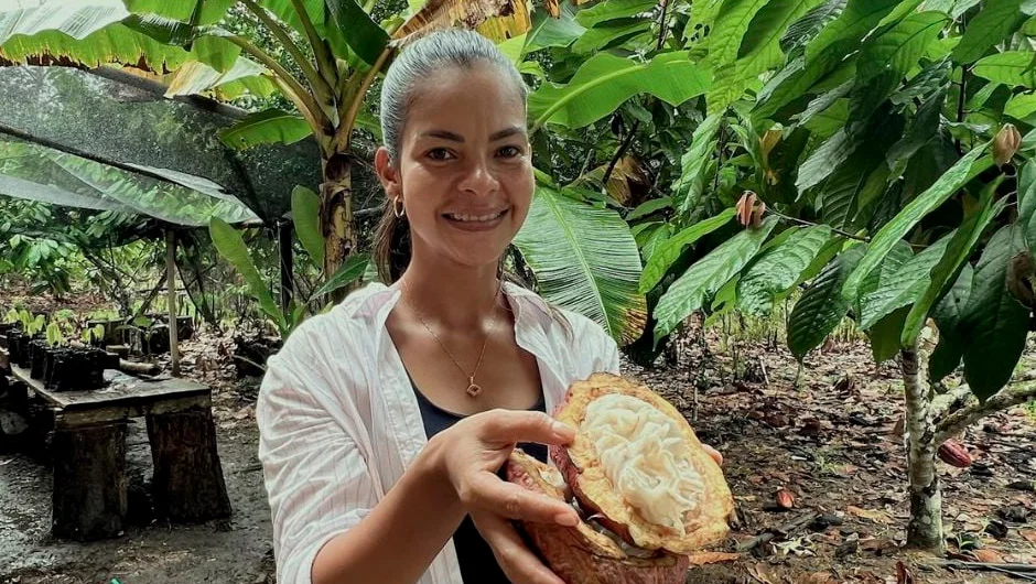 Leidy Fernanda Ortega: la lideresa que potencia la producción del cacao en Tumaco