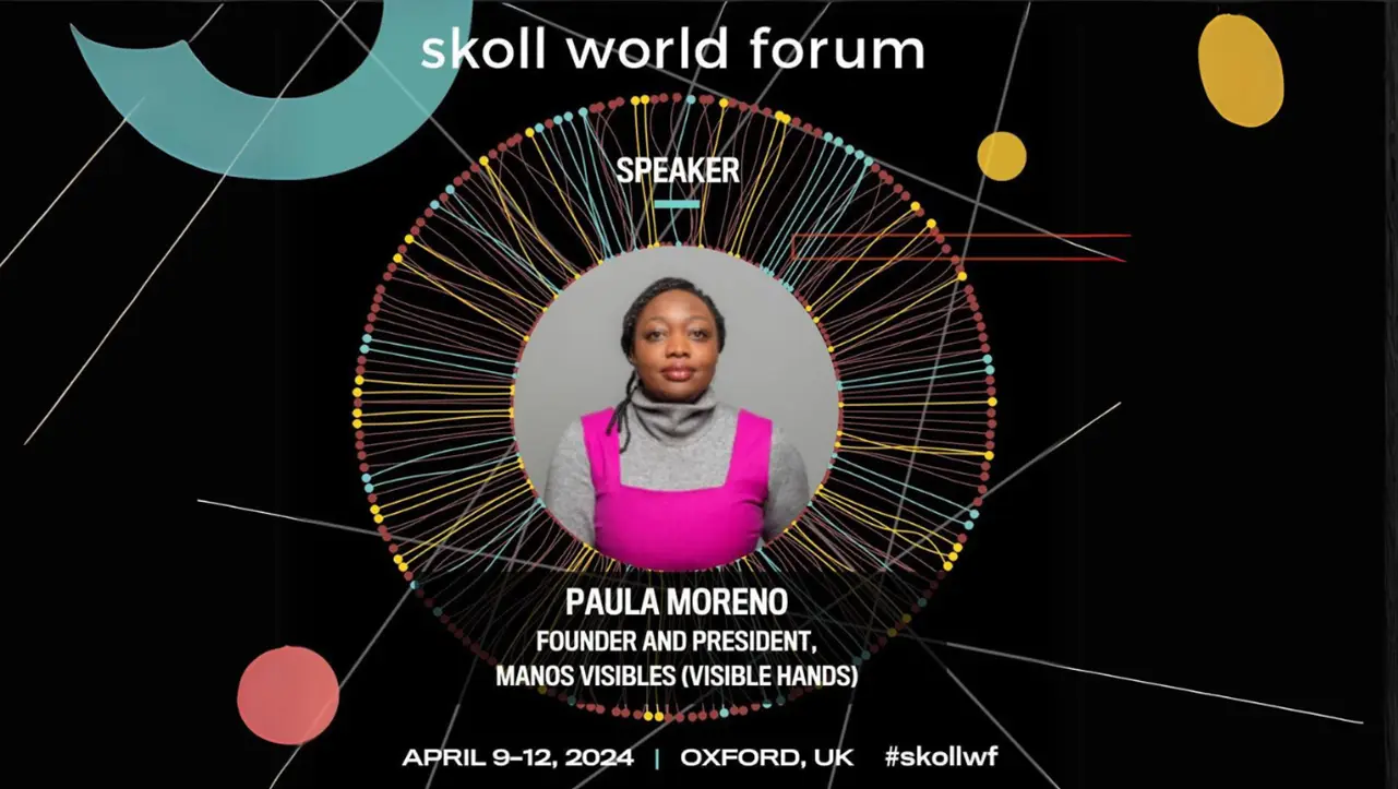 Paula Moreno llega al Skoll World Forum